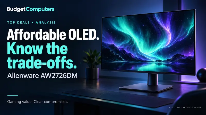 Affordable OLED. Know the trade-offs: Alienware AW2726DM deal analysis